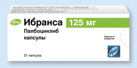 Компания Pfizer представила результаты общей выживаемости в исследовании по изучению препарата «Ибранса» (палбоциклиб) для лечения рака молочной железы