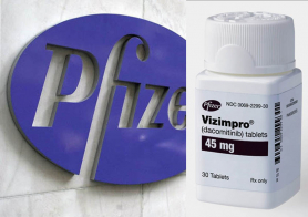 FDA одобрило препарат Визимпро (дакомитиниб) компании Pfizer для лечения рака легкого
