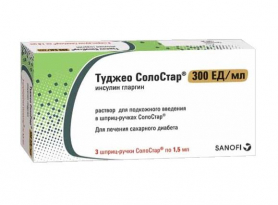 Туджео продемонстрировал меньшее число новых случаев и частоту развития гипогликемии в течение первых 12 недель терапии в сравнении с инсулином деглудек (100 ЕД/мл)