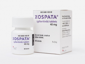 FDA зарегистрировало препарат Ксоспата (гилтеритиниб) компании Astellas Pharma для лечения острого миелоидного лейкоза у пациентов с определенной генетической мутацией